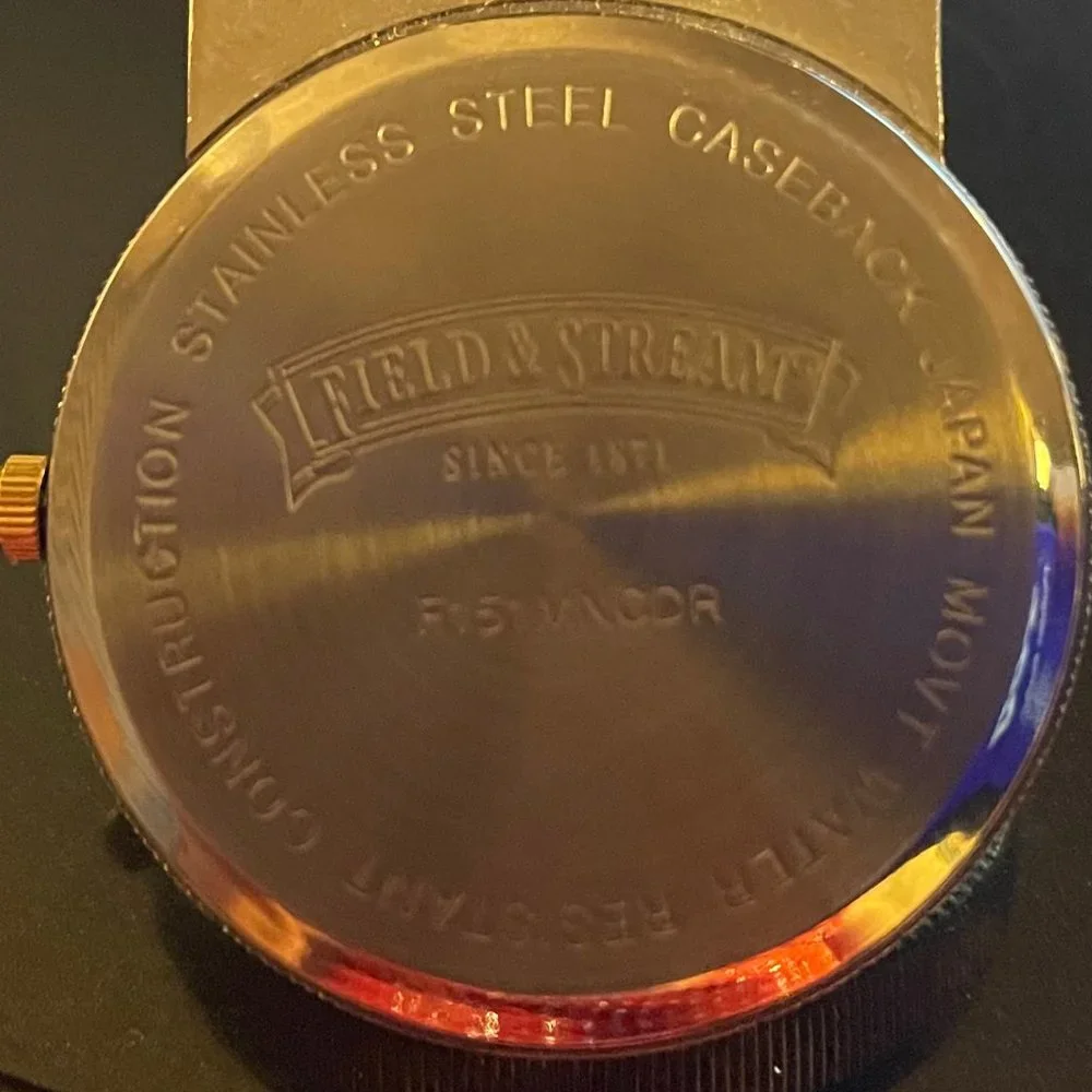 Field & Stream Silver Deer Two-Toned Belt Watch